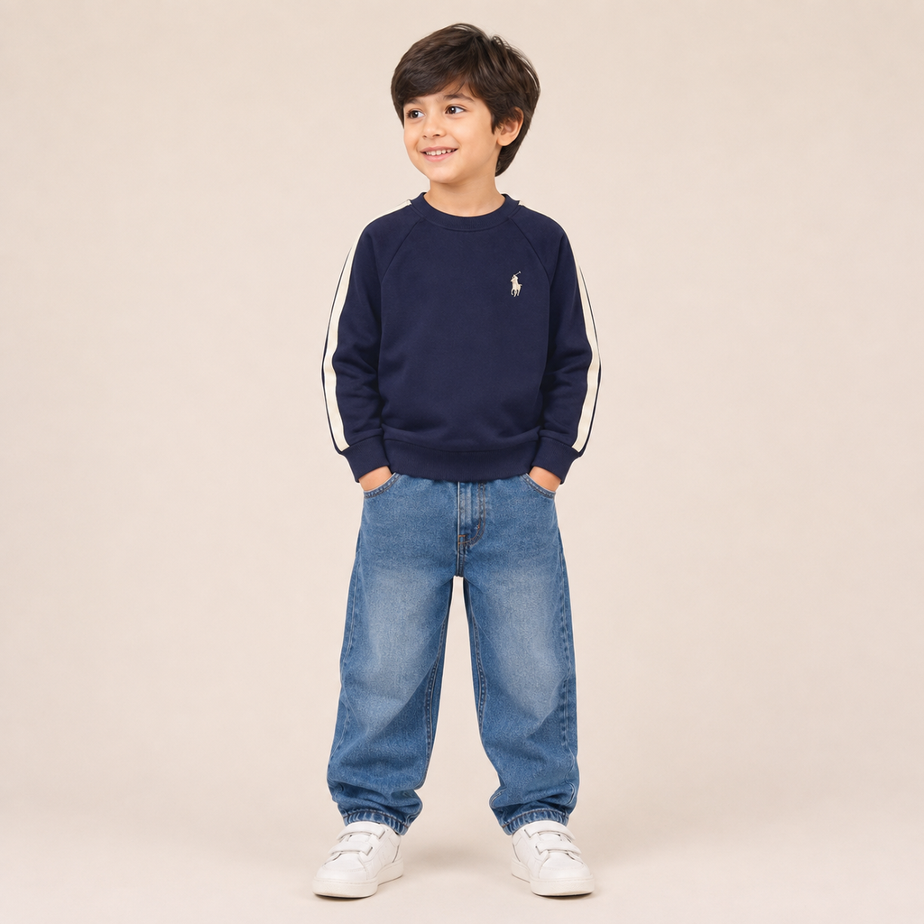 Boys Navy Blue Sweatshirt