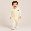 Boys Cream Knit Cardigan & Pant Co-ord Set