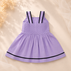 Girls Purpule Bow Dress