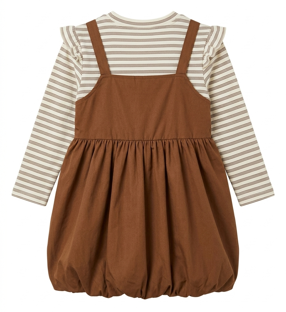 Girls Bunny Pinafore Dress
