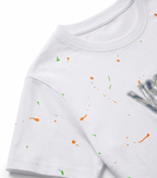Girls White Vogue Graphic Cotton T-Shirt