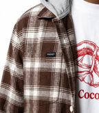 Boys Hooded Checked Shirt, Graphic T-Shirt & Jeans 3-Piece Set