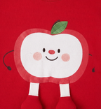 Boys Apple Applique T-Shirt & Shorts Set with Matching Sling Bag