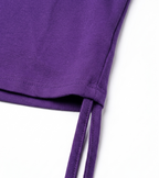 Girls Purple Graphic Crop T-Shirt