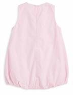 Girls Pink Cherry Embroidered Bubble Top