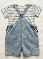 Boys Light Blue Dungree