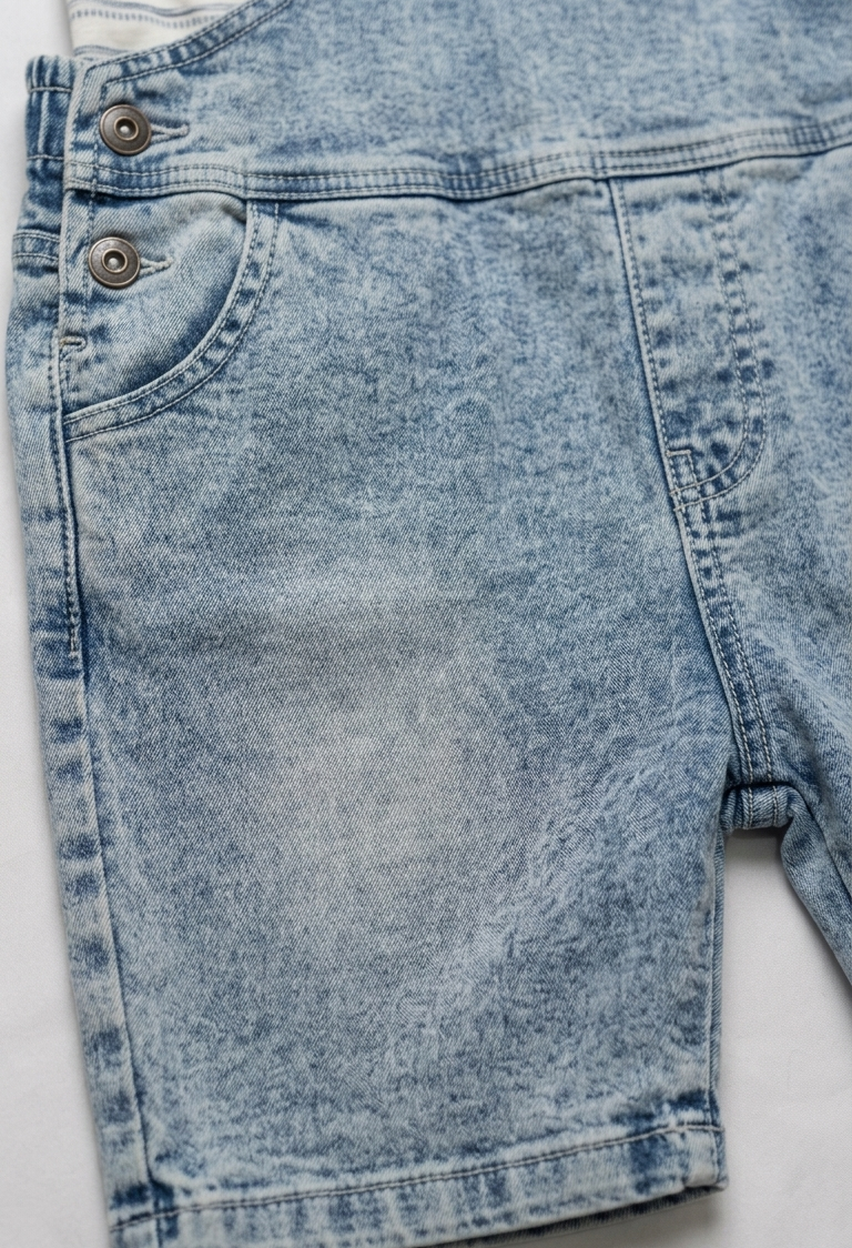 Boys Light Blue Dungree