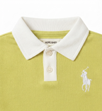 Boys Yellow Polo T-Shirt & Shorts Co-Ord Set