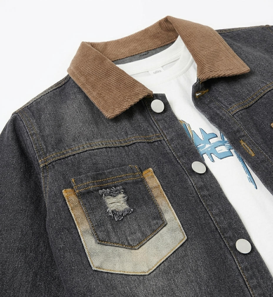 Boys Denim Jacket & Jeans 3 Piece Set