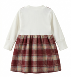 Girls Red Checkered Dress