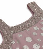 Girls Pink Party Wear Kurta Palazzo with Dupatta