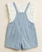 Girls Light Blue Denim Dungree