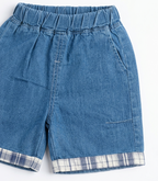 Boys Blue Shirt & Shorts Co-Ord Set