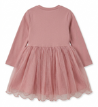 Girls Pink Bow Party Wear Dress