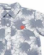 Boys Grey Tropical Leaf Print Shirt & Shorts Co-Ord Set