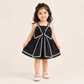 Girls Black Bow Dress